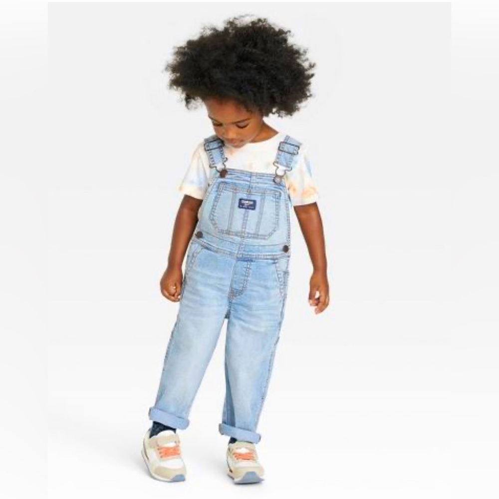 OshKosh B’gosh Floral Patch Overalls